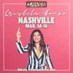 Cristela Alonzo Instagram - NASHVILLE! I am so excited to be coming to Nashville. I can’t believe it’s been years since I visited. Doing THREE shows @zaniesnashville Tickets in bio. #cristelaalonzo