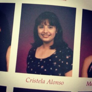 Cristela Alonzo Instagram - Throwback. Senior picture. Class of 1997. I was the photo editor for the yearbook and they STILL misspelled my name. And it wasn’t my first name either. 🤷🏽‍♀️