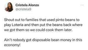 Cristela Alonzo Instagram - Refried Loteria tacos are my favorite. 🫘