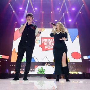 Cristina Boscá Instagram - Qué noche tan bonita! 🥹 #LOS40PrimaveraPop @los40spain 

Vaya fotones @jorgeparis1 👏👏👏👏🙌
