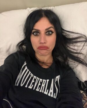 Cristina Scabbia Instagram - I would say 3rd or 4th pictures are the best.
