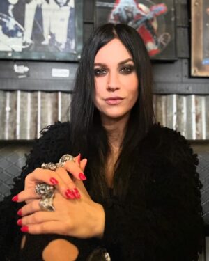 Cristina Scabbia Instagram - We are done filming something new and you’ll see it (and hear it) soon. 
Are you excited as we are?

@lacunacoilofficial