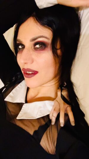 Cristina Scabbia Instagram - One evening in Latina, gladly performing my most miserable dance 🖤