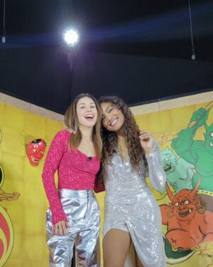 Crystal Kay Instagram - #千鳥の鬼レンチャン 

悔しみーーーーーーー😆😆😆😆😆‼️
リベンジだな💕

視聴者からこの赤い台に乗るとは。。。ｗ
最強のタッグパートナー@benibooo 
とならこわくない🙌🏾

こんな番組って言ってないからね爆笑😂😂😂
みんな見てくれてありがとう🫂