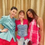 Crystal Kay Instagram - 今夜5月31日(金)よる7時から #ハマダ歌謡祭 🎤🪩 紅白2時間SP‼️ お姉ちゃんと出ます‼️ どっちが勝つか😮😮😮😮 見てね🥰 トップス、パンツ @msgm ジュエリー @grossejapan