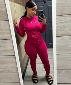 Crystal The Doll Instagram - Just wanted to say Hey 👋…..I love yall 😘 2piece from the @nsj_collection !!!