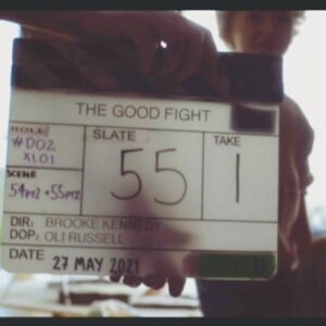 Cush Jumbo Instagram - Hey kid! Can I shoot my last episode please! 😂#goodbyeluccaquinn @the_good_fight