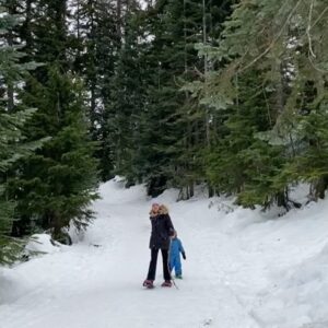 Cush Jumbo Instagram - Exploring #canada with a #toddler in the style of @davidattenborough 🤣 ❄️ ⛄️