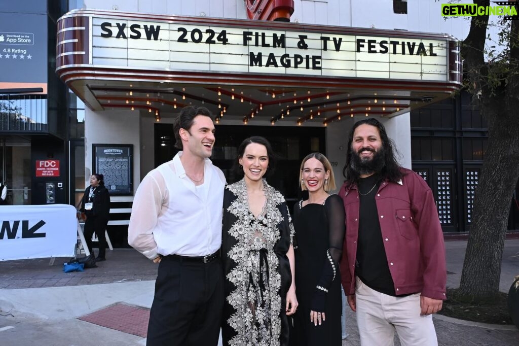 Daisy Ridley Instagram - Overwhelmed by the enthusiasm and support shown to #MAGPIE at #SXSW!!! Thank you so much to our very first audiences! We can’t wait to share our film with the rest of the world soon! ❤️❤️❤️