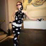 Dakota Schiffer Instagram - fragile beauties thank you to @vamuseum for a wonderful evening dress by me gloves by @lauren.perrin photo @feeltheflesh