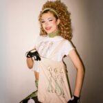 Dakota Schiffer Instagram - motherquake merch launch in collaboration with @mr.illustrations available @dragqueenmerch @mr.illustrations brought my disco miu miu triplets idea to life along with launching 2 incredible other illustrations of my polka dots and diamonds look and my funny girl runway! Link is in the bio and on stories