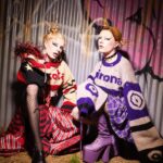 Dakota Schiffer Instagram - 011: pretty in punk ‘❤️dakota x winona 💜’ hand knitted jumpers- @winona.schiffer skirts- @rowcreativestudio hair- @mizvaseline photo- @amarriedcouple THE jumper!! A Marc Jacobs Heaven meets Vivienne Westwood fusion was our interpretation of the punk theme! This was my most sentimental runway look and of course it was one of the last runway categories! Winona painstakingly hand knitted this jumper for me while also writing her own dissertation and dealing will all my copious pre drag race meltdowns and last minute decision making. Not getting to wear this on the runway was the most heartbreaking aspect of being eliminated, so as soon as I was, I ran to go put it on so the world got to see the weeks and weeks of work that went into this look! Winona made herself a matching jumper to go with mine over the summer and I couldn’t be more pleased with how these looks turned out! 💜❤️