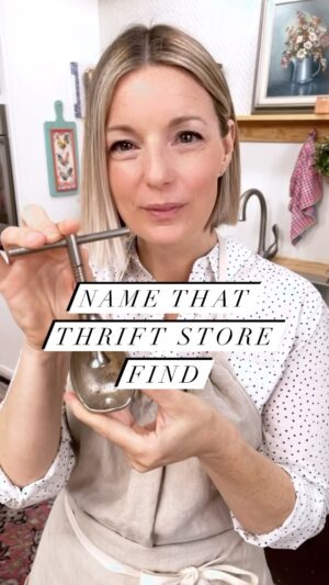 Damaris Phillips Instagram - What’s your guess? #thrift #thriftstorefinds #thrifted #thriftfinds #thriftshop #thriftingcommunity #whatisit