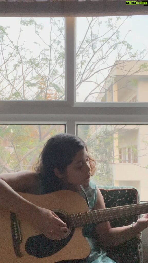 Damini Bhatla Instagram - best part by daniel caesar ft. her my relationship with my guitar is worse than a long distance relationship. #dbvocals #guitarcover #acoustic