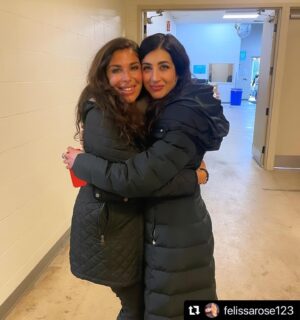 Dana DeLorenzo Instagram - This gorgeous paisan instantly felt like my long lost sister! Cackling and hands flying and talking over each other without taking a breath. Some call it yelling. We call it our inside voices. Just wait till ya hear us belt out songs from GYPSY. 🤌🇮🇹 TI AMO @felissarose123 !!