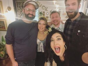 Dana DeLorenzo Instagram - Happy New Year! And thanks for all the birthday wishes yesterday!! 🫶 And biggest thanks to our friends who always rally to celebrate w/ me & my Bday twin buddy @therealjoeymayo 🎉 #newyearsdaybaby