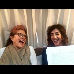 Dana DeLorenzo Instagram - Some good ol’ #tbt action. These pics make me happy. On this day…
• 2015 - day 5 on set #ashvsevildead. Blocking in the bare bones of the airstream with Sam Raimi, Bruce  @shemp_malone and gang
• 2016 - wish I remembered what Lucy @reallucylawless said
• 2016 - apparently it was funny
• 2016 - cue cackle laughs 
• 2017 - just hanging around in the airstream 
• 2016 - that time I secretly tried on THE mechanical hand with the help of my co-conspirator @tedraimi 
• 2016 - Ted doing an accurate impression of me 

#throwbackthursday #behindthescenes #onset #memories