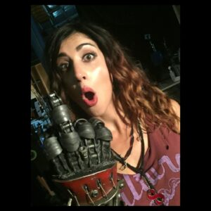 Dana DeLorenzo Instagram - Some good ol’ #tbt action. These pics make me happy. On this day…
• 2015 - day 5 on set #ashvsevildead. Blocking in the bare bones of the airstream with Sam Raimi, Bruce  @shemp_malone and gang
• 2016 - wish I remembered what Lucy @reallucylawless said
• 2016 - apparently it was funny
• 2016 - cue cackle laughs 
• 2017 - just hanging around in the airstream 
• 2016 - that time I secretly tried on THE mechanical hand with the help of my co-conspirator @tedraimi 
• 2016 - Ted doing an accurate impression of me 

#throwbackthursday #behindthescenes #onset #memories