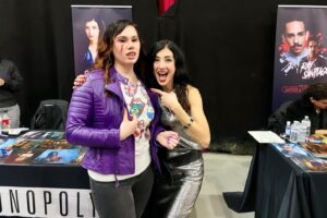 Dana DeLorenzo Instagram - A very late appreciation post to all the incredible fans who showed up a HUGE way in Manchester @monopolyevents last November! So much bloody love for all of you! And shout out to my powerful V’s who killed it with 3 different Kelly cosplays 💯 and Pablo and even a Kelly tattoo !! 🤯👊💜⚓️Hope to see you all again soon! 🇬🇧 🍻 
Stage 📸 by: @robertson.creative 
other 📸 by nicole1677 @fullempirepromotions 
 #fortheloveofhorror #horrorcommunity #horrorcon