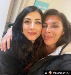 Dana DeLorenzo Instagram - This gorgeous paisan instantly felt like my long lost sister! Cackling and hands flying and talking over each other without taking a breath. Some call it yelling. We call it our inside voices. Just wait till ya hear us belt out songs from GYPSY. 🤌🇮🇹 TI AMO @felissarose123 !!