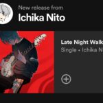 Dana Terrace Instagram - For @ichika_mo’s new single “Late Night Walk”. Thank you for commissioning me. ♥️🎸