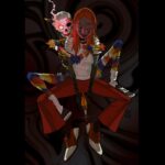 Dana Terrace Instagram - For fun :) Got a lot of new followers recently! Thank you for stopping by and for all your kind words 💜. Just a gentle reminder that this is a personal account for my own work and that may include body horror, nudity, and macabre/mature themes. Or weird bs like this. Thanks! -D