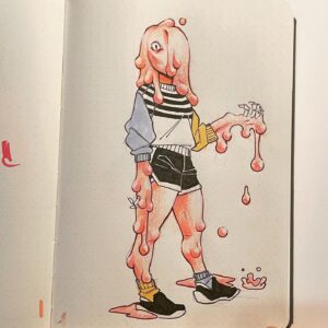 Dana Terrace Instagram - Getting back into my sketchbook