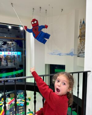 Dani Harmer Instagram - To say we had the best day yesterday would be an understatement!! We absolutely love LEGO in this house so we were beyond excited to be invited to the LEGO store in Leicester Square to kick off the festive period! Thank you so much @lego & @runraggeduk for having us! We loved it! 🫶🏻