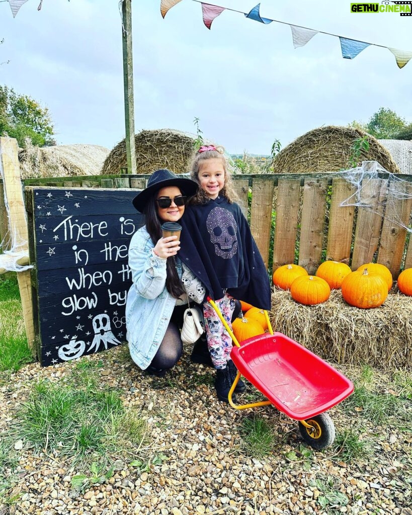 Dani Harmer Instagram - This is Halloween 🎃 👻!!!! What a fab day @westlodgefarmpark can’t recommend their pumpkin patch enough! So much to do! The kids loved it!! Not an ad or gifted! Just had an amazing time and wanted to share 😊