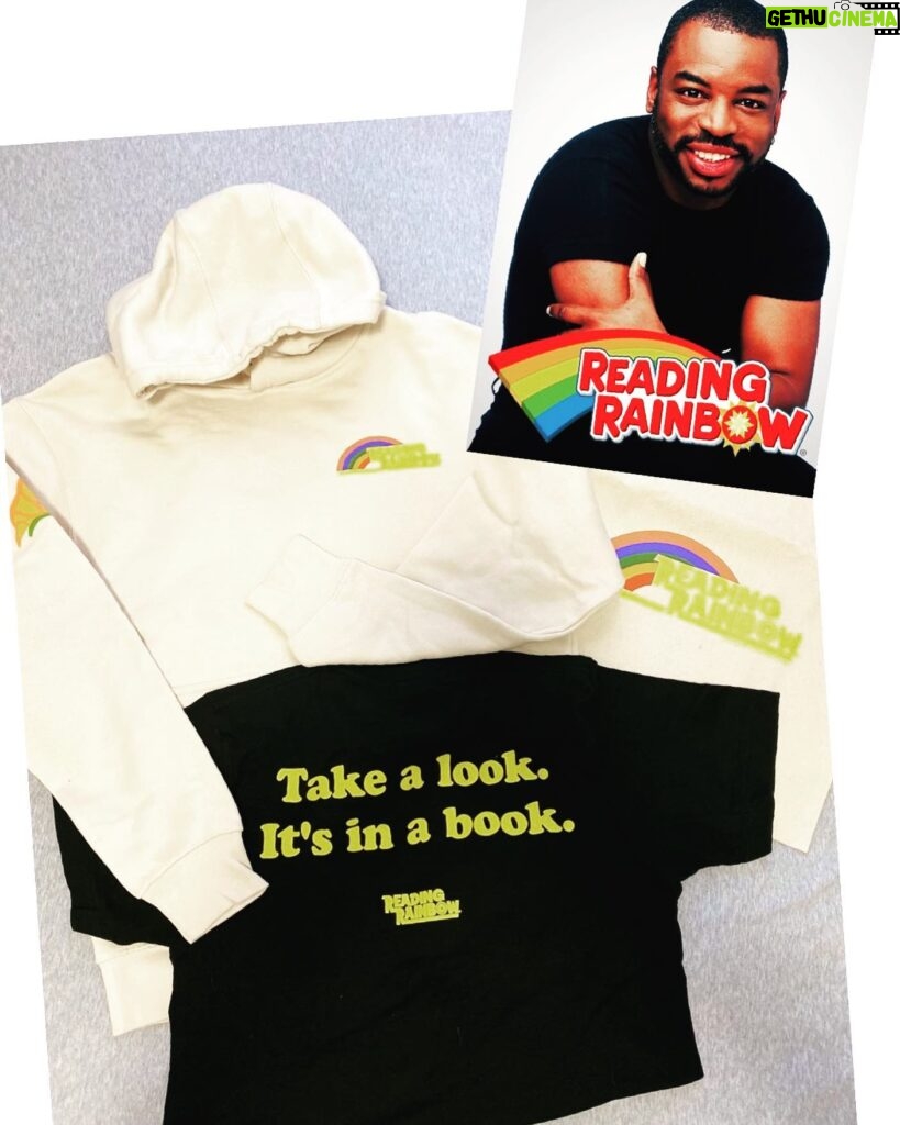 Dani Kind Instagram - @readingrainbow meant so much to me growing up. LeVar Burton made reading feel like the escape and adventure I was always dreaming of. This is the coolest collaboration between @retrokid_to and @bookbankcanada and a portion of each sale goes to support the book bank! An amazing organization that provides free books and literacy programs to kids that need it most across Toronto. #readingrainbow #levarburton