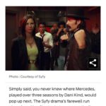 Dani Kind Instagram – Thank you for the shout out! And FOREVER thank you @unicorndepot for the roller coaster that was Mercedes. I loved every min of playing with this cast and crew. #wynonnaearp