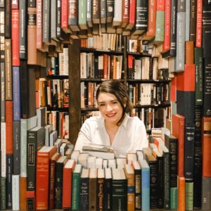 Daniela Bobadilla Instagram - Where’s Daniela? Wherever the books are. (almost always the right answer) ⠀
⠀
So to do a little #behindthephoto #instagramvsreality , shortly after taking this photo I had to leave the wonderful last bookstore because it was too much for me. I don’t know if you can tell, but I see it in my face in this pic. I’m an HSP aka highly sensitive person which means my senses are more heightened than other people’s might be. I see, hear, smell and taste EVERYTHING. No joke I taste what I smell which can be amazing or horrific, I can’t walk through a store without reading/scanning/memorizing each isle and I feel mine and other people’s emotions intensely. Which has been great for acting but not the easiest to manage IRL. I highly recommend the HSP Ted talk if you’re interested/think you might be an HSP. ⠀
⠀
Anywho. Too many people, too many smells (dtla...), too many sounds for me to handle at the same time since my brain insisted on reading every single book title in sight... not a good recipe for what I thought was going to be my dream store... I’m more of a quiet bookstore or library type girl. ⠀
⠀
Are you or anyone you know an HSP? It’s a superpower that can be amazing once you learn to care for it 🦸🏻‍♀️