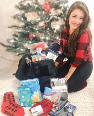Daniela Bobadilla Instagram - One last fun way to give back for those of you who are interested and still looking: homeless care kits! It always breaks my heart to drive by the homeless but it breaks my heart even more during the holidays. This time of year the 99 cent store has fantastic warm weather essentials that could save a life of someone who is spending the night on the street. These are just a few little things to help them survive a little more comfortably until they transition out of homelessness AND hopefully give them a little joy that they’re receiving a little present 🎁 Here are my favorite items I found this year:⁣⁣⁣
⁣⁣⁣
♡ $4 fluffy fleece blankets (such a steal!)⁣⁣⁣
♡ Extra warm fluffy grip socks⁣⁣⁣
♡ A touque/beanie ⁣⁣
♡ $2 Winter Underwear T-Shirts!⁣⁣⁣
♡ Bath Wipes! (since they don’t have access to showers these large wipes can help them not only to feel clean but to clean up for potential job interviews)⁣⁣⁣
♡ Rain Ponchos!⁣⁣
♡ an umbrella⁣⁣⁣
♡ Tear-proof Work Gloves (I was so excited to find these to not only keep their hands warm but also protected if they are sorting through recycling)⁣⁣⁣
♡ Wet Wipes⁣⁣⁣
♡ Femenine Products (⁣⁣extremely needed, not often thought of)⁣
♡ Kleenex⁣⁣⁣
♡ Band-Aids⁣⁣⁣
♡ Snacks & waterbottles ⁣⁣
♡ Toothbrush & toothpaste⁣⁣⁣
♡ A backpack to keep it all in (yes, they sometimes they have backpacks at the 99!)⁣⁣⁣
⁣⁣⁣
I know I sound like a real life ad for the 99 haha but I am in no way sponsored/gifted/or promoted by them… I’m just there way too much and I love that I can get a lot for my money and in turn give more back.