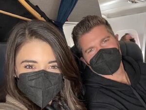 Daniela Bobadilla Instagram - Happy belated Love Day, friends 🥰❤️ May we all keep celebrating the love that surrounds us year round. Life is truly an adventure best navigated with loved ones.

@beauwirick, my forever valentine,  Thank you for being the best adventure partner a girl could ask for 🥰 

& our next adventure starts today 🎬👩🏻‍❤️‍👨🏻 It still doesn’t feel real that we get to act together again but here we are! I can’t wait to fall in love with you all over again.