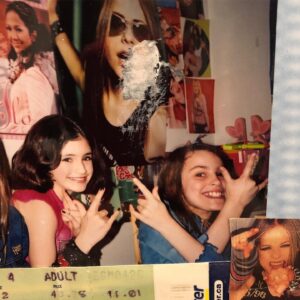 Daniela Bobadilla Instagram - Not much has changed in 16 years... 2000s pop punk is still my go to Spotify playlist 🙈 so maybe I just learned how to straighten my hair? ⁣
⁣
I did justice to my 10 year old self last night by re-living my one of my fondest childhood memories... my very first concert... If you haven’t guessed it by the fact that I’m wearing a tie... AVRIL LAVIGNE 😭🤘🏻!!!!!!!!! ⁣
⁣
2002. Yes I was in elementary school. Yes I gave my parents a heart attack asking for black nail polish, spike bracelets and black eyeliner at the mere age of 9.  But Avril! Sk8tr Boi!!! I couldn’t save up enough allowance to buy the CD so... I had the cassette tape... and called my friends every time it played on the radio... and had every poster of Avril ever produced on my wall (among others, see 3rd pic straight from my scrapbook). Sk8tr boi still brings me absurd amounts of joy every time it comes on. @avrillavigne has been the soundtrack to over half of my life and going strong 🙌🏻 ⁣
⁣
And no, I wasn’t the only OG Avril fan wearing a tie last night. She mostly played her old songs! Sorry new teen fans, she had to or I would have rioted. ⁣
⁣
#avrillavigneforever