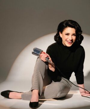 Daniela Bobadilla Instagram - Probably laughing at my own joke failing miserably. COMMENT below with your best joke! Thank goodness I’m an actress and other people write the jokes for me... not my strong suit guys. I also don’t get jokes right away... but put on some @failarmy or @afvofficial and I’ll end up on the floor like this pic. Am I an awful person for only really laughing at other people getting hurt or scared 🙈? Anyone else? The only correct answer is no btw. Right...?! Let me distract you with another pic from the @uniquevintage @maiseltv shoot!