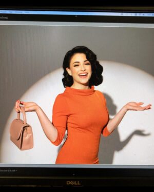 Daniela Bobadilla Instagram - A couple of weeks ago I got to do one of the most fun shoots! In  honor of @maiseltv ‘s 3rd season premiere this weekend, the marvelous @uniquevintage released a collection of Midge worthy outfits you will want to gift yourself for the holidays... head over to my stories to see more pictures! Stay tuned for the rest of the shoot. I’m in love with every single one of these dresses 😍
