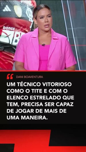 Daniela Boaventura Instagram - Tite precisa de mais alternativas de jogo? 🤔

#FutebolNaESPN #flamengo #tite