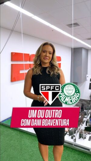 Daniela Boaventura Instagram - SÃO PAULO OU PALMEIRAS?
Saiba as respostas da maravilhosa Dani Boaventura!

#FutebolNaESPN #futebol #futebolbrasileiro #saopaulo #saopaulofc #tricolor #palmeiras #verdao #palestraverde #daniboaventura