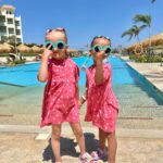 Daniela Nízlová Instagram - Najvacsia radost tieto nase dve lasky❤️❤️ #linda #nea #cousins #egypt #vacation