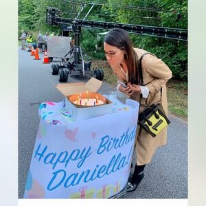Daniella Alonso Instagram - Thank you to everyone at Dynasty for wishing me a Happy Birthday! You guys are the best!🤗 And the cake was delicious! 😋