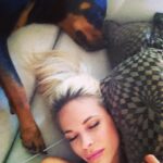 Danielle Mathers Instagram - Yesterday, I said the most impossible goodbye to my best friend of 14 years. I have lost a parent, many family members and friends, but somehow there is nothing like the depth of pain I feel when losing my furry best friend. This one is different…more painful, left more of a hole than any other has. Sharing her last breath with her will resonate with me forever. It’s so finite, yet is so necessary as we are our pets whole world. Knowing how happy and comfortable she was in her final moments made it worth all the pain we took on yesterday. ✨ The pinnacle of my happiest years were spent with her. She knows ALL my secrets (there are a lot), she came to every job, casting, fitting with me…she even visited the Playboy Mansion and was my copilot everyday when I’d go to work on the radio show. And when we started the cannabis business… guess who was at @greenstreet @hightimes__ EVERY DAY?! This girl was the homie and has been everything to me since I was 21. ✨ My OG baby, my Muffin, the moo, bubbies, Mookintookin, Brooklyn… THANK YOU for being the best girl and the best partner in crime a person could ask for. It was an absolute honor knowing and loving you for so long… Mommy loves you forever and always… until we meet again.. I hope someone up there is letting you attack a hose & bark at their vacuum! 💕✨