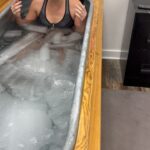 Danika Yarosh Instagram – found this gem while going through my camera roll from 2023 and I couldn’t resist not sharing it again. my first ever ice bath!! 🤣🥶🧊 @adelkyokushin helped me find my zen immediately after this – ended up lasting a whole 8 minutes!! 💪🏻 but for real, so grateful to @adelkyokushin for teaching me last year how powerful your mind is and how important mindfulness and meditation truly is 🧘🏼‍♀️🙌🏻🥷🏻
