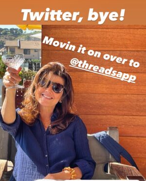Daphne Zuniga Instagram - I am over the confusion and negativity on Twitter. Like many others of you I’ve joined @threadsapp. Please come find me over there, so far seems much more friendly! 💃🏻🕊️🫰🏼