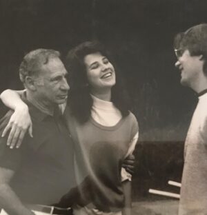 Daphne Zuniga Instagram - HAPPY BIRTHDAY MEL BROOKS!🎈Mel directed Spaceballs under budget, ahead of schedule, and with 23 takes! A master. I’m beyond honored to have been his Princess, and to have worked w him twice!. What a dream. Love you Mel! #MelBrooks #Spaceballs #HappyBirthdayMel #princessVespa 🎁🎉