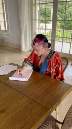 Daphne Guinness Instagram - Songwriting is my therapy. VOLCANO 22.2.24 🌋
