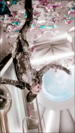 Daphne Guinness Instagram - Firing all rockets!! 🚀 Once more into the void..💕👀
⚡️🤍✨💫🍀🦂💿🧿🔥 
#VOLCANO 🌋 @david_lachapelle ❤️