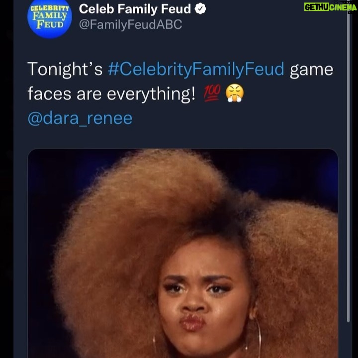 Dara Reneé Instagram - NOT US WINNING?!!!!! YASSS!!! Our squad is always POPPING!! ANDDD I WAS TRENDING?!!!! WILDDD!! Thank you @familyfeudabc for having us!! And thank you @makeawishamerica for allowing us to play for y’all!!! THIS HAS LITERALLY ALWAYS BEEN A DREAM OF MINE!! Wheww chile I got too many Memories of watching this show DAILY in my grandmother’s kitchen😭 and Not only was I able to be on Family Feud but also PLAY FAST MONEY!!!! BEYOND GRATEFUL!! WONT HE DO IT!!! 🙏🏾😭💫 #hsmtmts #familyfeud