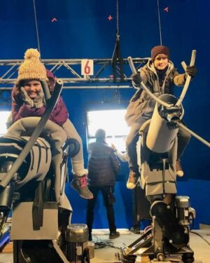 Darby Camp Instagram - Feelin the Christmas spirit with some @christmaschronicles #behindthescenes 🎄

#thechristmaschronicles #bts 
@netflix @netflixfilm