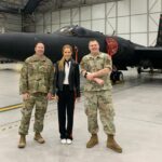 Darby Stanchfield Instagram - Huge honor traveling Europe on a Goodwill Military Tour 🇺🇸 with the delightful @pauladelstein @tiyabird @realraymondcruz via #armedforcesentertainment to thank our military men & women for their service! I learned so much and am so grateful for the experience! 🇺🇸